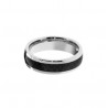 Bague Acier et Carbone