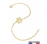 PENDENTIF FLOCON OR JAUNE