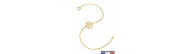 PENDENTIF FLOCON OR JAUNE
