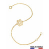 PENDENTIF FLOCON OR JAUNE