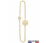 PENDENTIF FLOCON OR JAUNE