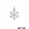 PENDENTIF FLOCON OR DIAMANT 1cm