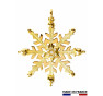 PENDENTIF FLOCON OR JAUNE