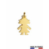 MINI BAMBIN FILLE OR JAUNE
