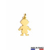 MINI BAMBIN FILLE OR JAUNE