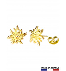 PENDENTIF EDELWEISS MINI OR JAUNE