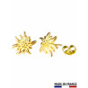 PENDENTIF EDELWEISS MINI OR JAUNE