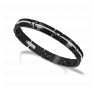 Bracelet Acier pvd noir 8mm