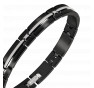 Bracelet Acier pvd noir 8mm