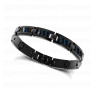 Bracelet Acier pvd noir 8mm