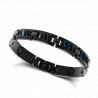 Bracelet Acier pvd noir 8mm