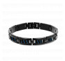 Bracelet Acier pvd noir 8mm